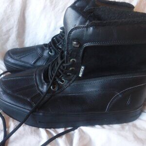 Nautica mens Lockview Duck Boots Black Mens Size 10